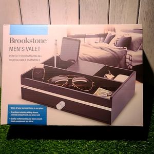 Men's Valet Tray by Brookstone NWT NIB